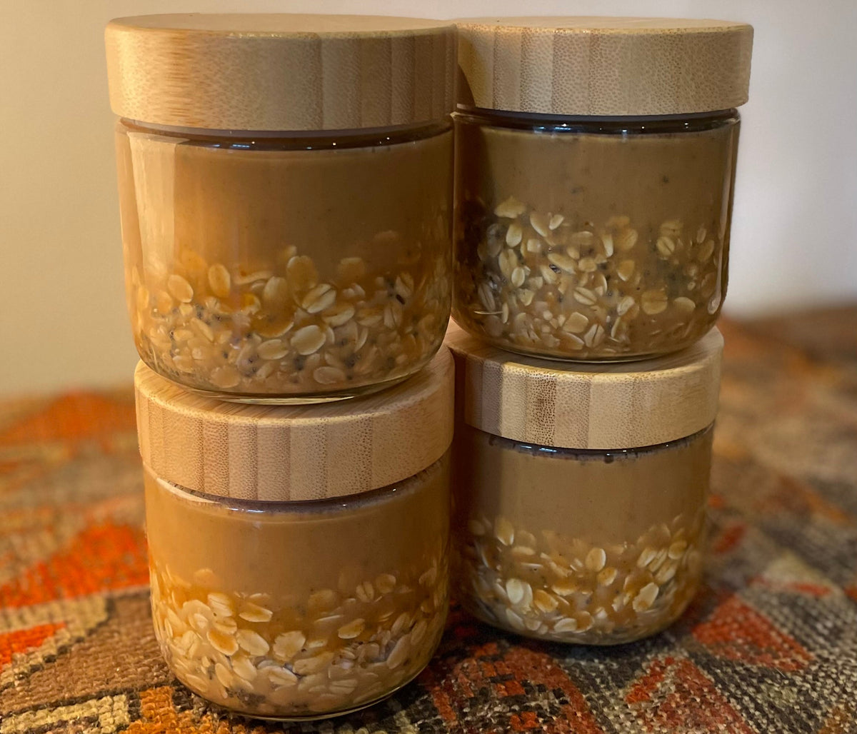 FREEMILK Pumpkin Latte Overnight Oats