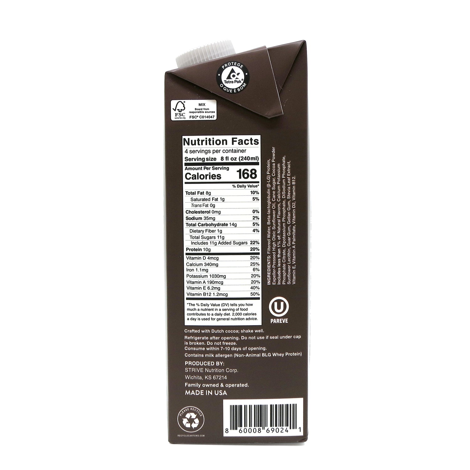 Chocolate FREEMILK (32oz) 6-PACK